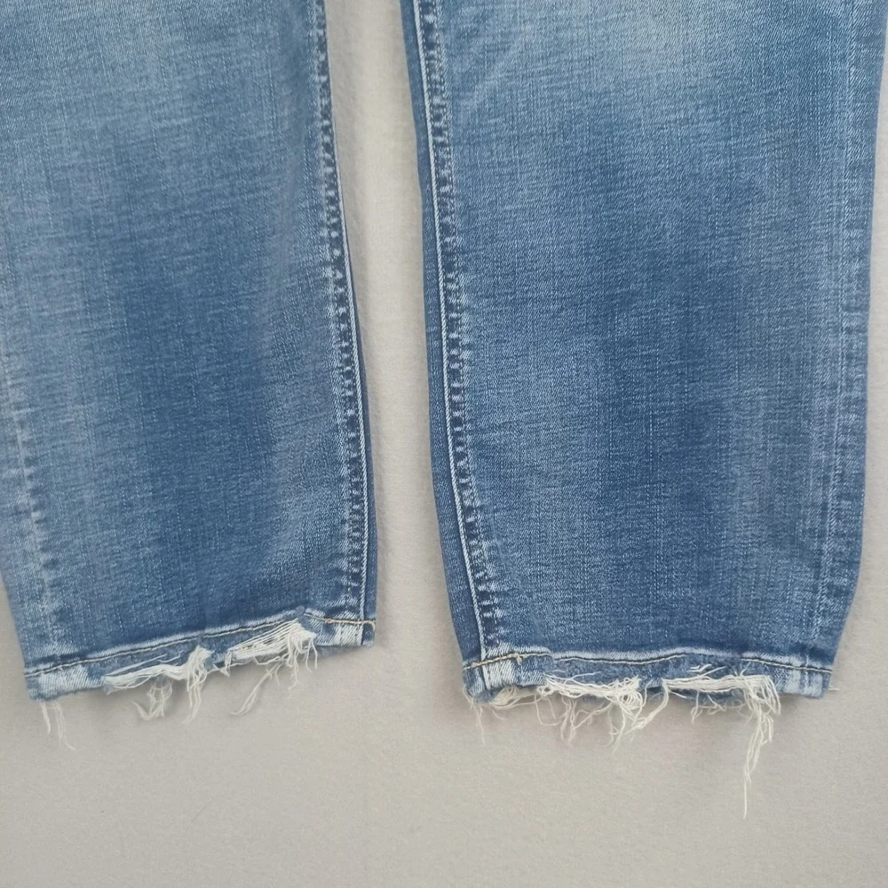 BKE Payton Jeans Womens 31 (fits 34X24) Mid RiseUniversal Fit Straight Leg